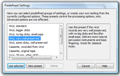 Presets